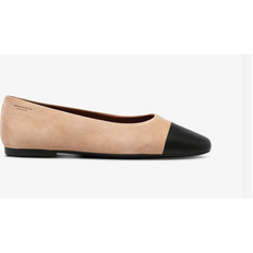 Läder Ballerinaskor Vagabond Jolin Suede/Leather - Beige