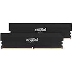 32 GB - DDR5 - ECC RAM-geheugens Crucial PRO Overclocking Black DDR5 6000MHz 2x16GB (CP2K16G60C36U5B)