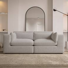 Hudson Beige Boucle 3 Sofa