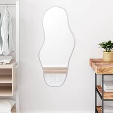 Aluminium Mirrors vidaXL Silver 100 x 45 cm Wall Mirror