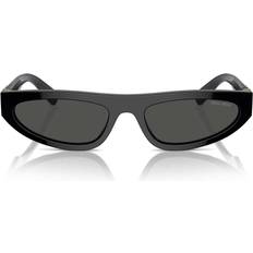 Miu Miu Cat Eyes/Ovals/Rectangles - Unisex Sunglasses Miu Miu MU Sunglasses - Black/Grey