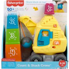 Son Jouets empilables Fisher Price Count & Stack Crane