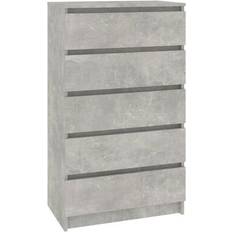 vidaXL 823020 Concrete Grey Commode 60x103cm