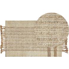 Carpets & Rugs Beliani Jute Area Beige