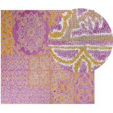 Carpets & Rugs Beliani Wool Area Rug 200 Multicolour, Pink cm