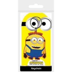 MINIONS 2 The Rise Of Gru 'Jerry' Rubber Keyring Keychain Fob - Yellow