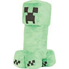 Minecraft Soft Toys Jinx Minecraft Earth Adventure Creeper Plush Stuffed Toy, Green, 10.5" Tall