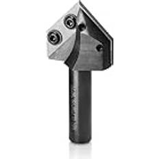 Genmitsu Genmitsu 1/2" skaft överfräs, 90 graders V-spår hårdmetallskär, CNC-fräsmaskin fräs för träbearbetning 2D/3D skylttillverkning, bokstäver, snideri, VG02