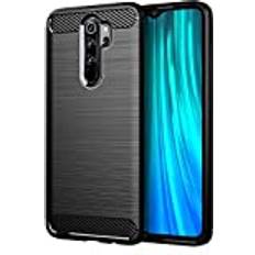 Fodral för Xiaomi Redmi Note 8 Pro Skal Silikon Stötskydd Bumper Case Shockproof Cover Telefon Mobile Svart Xiaomi Redmi Note 8 Pro