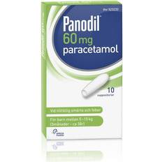 Panodil barn Panodil 60mg 10 st Stolpiller