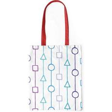 Bonamaison Printed Tote Bag - White