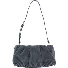 Mandarina Duck Velvet Plisse Shoulder Bag - Grey