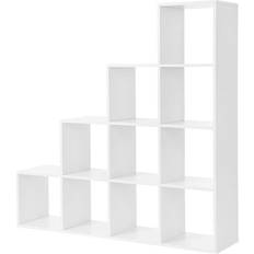 Songmics Vasagle White Estantería de libros 129.5cm