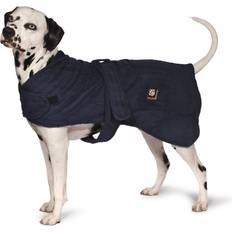 Dog Bath Robe Navy 60 cm