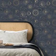Wallpapers Dunelm Celestial Navy Wallpaper Navy