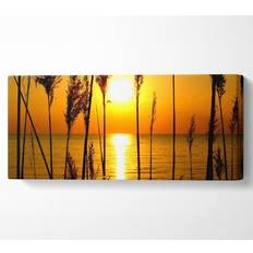 Latitude Run Canvas Prints Yellow Wall Decor 101.6x40.6cm