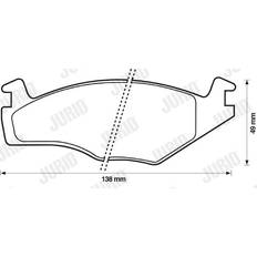 Jurid Bremsbeläge 571317J