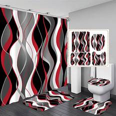 4 Pcs Striped Shower Shower