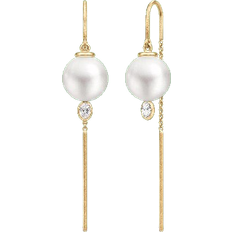 Julie Sandlau Ariel Chandeliers Earrings - Gold/Pearl/Transparent