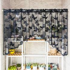 Gardiner & Tillbehör Shein 1pc Black Triangle Lace Butterfly & Floral Bouquet