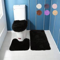 Shein 3pcs Bathroom Carpet Set Shower Fiber