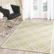 Carpets & Rugs Canora Grey Hand Tufted Wool Lime/Ivory