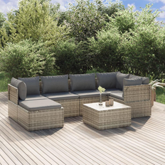 Utemöbler vidaXL 6 Outdoor Lounge Set