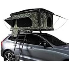 MonsterShop Biltakstält Stort Tält Hårt Skal Pop-up Säng för 2-3 personer 3000 mm Vattentätt Camping Teleskopstege 5,5 cm Tjock Madrass Skoförvaring Antikondensation Förvaringsnät och Ficklampa – Kamouflage