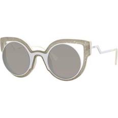 Fendi Sunglasses Fendi 0137/S 0NU6 Glitter White 49MM