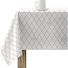 Hemtextil Belum Fläckfri Resinbelagd Duk 300 x 150 cm Bordsduk Multifärgad, Beige