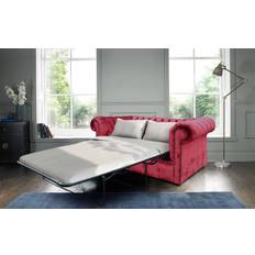 Red Chesterfield Sofa 3 Seater