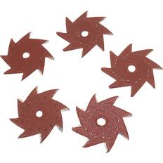 GZUK 320 Grit 10Pcs 80/120/180/240/320 Grit Octagonal Abrasive Sandpaper Double Layer Sanding Buffing Tool