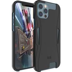 TUDIA Designed for iPhone 12 Pro Max Case Backbone One Version [LULA] Shockproof Heat Dissipation Tough Hard Anti Scratch Air Trigger Cooling Protective Case Cover Black