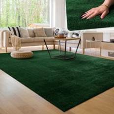 Paco Home Modern Cosy Living Room Rug Short Pile 200x280 cm Green