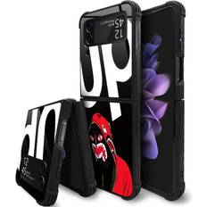 Mobile Phone Accessories DAIZAG Compatible with Samsung Galaxy Z Flip 3 5G Case,Red Black Shark Camo for Boy Girls Soft Slim TPU Graphic Shockproof Cute Cover Case for Samsung Galaxy Z Flip 3 5G