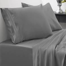 Sweet Home Collection 1800 Thread Count Bed Sheet Gray