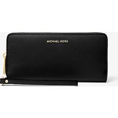 Wallets & Key Holders Michael Kors Large Saffiano Leather Continental Wallet - Black