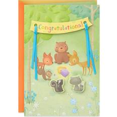 Babies Cards & Invitations Hällmark Hallmark Baby Shower Card Animals in the Woods