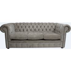 Brown Chesterfield Sofa 3 Seater
