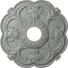 Moulding & Millwork Ekena Millwork 18"" 1-1/2"" Rotherham Urethane Medallion Fits Canopies