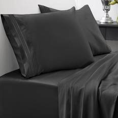 Sweet Home Collection 1800 Thread Count Bed Sheet Black