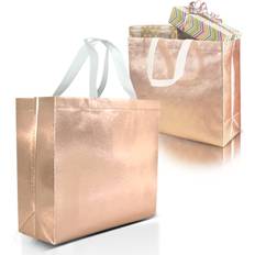 Rose Gold Gift Bags Nush Nush Set of 15 Reusable Rose Gold Gift Bags