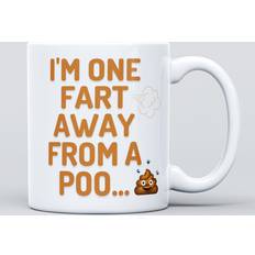 Panther Print I'm One Fart Away From A Poo Rude Cup