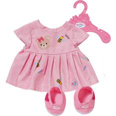 Zapf BABY born Puppenkleidung BÄRENKLEID in rosa