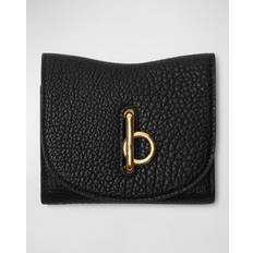 Burberry Rocking Horse Leather Compact Wallet - Sort