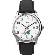 Watches Timex Easy Reader Miami Dolphins Timex Silver-Tone/Black/White