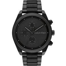 Calvin Klein Wrist Watches Calvin Klein Multifunction Black Bracelet 44mm Black