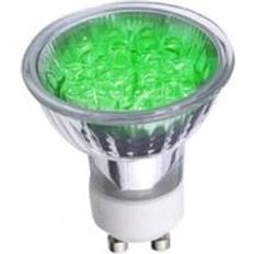 Deltech 1.2W LED GU10 PAR16 Green DL-9021G