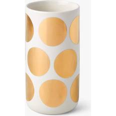 Kate Spade On The Dot Tall Gold Dot Vase Jarrón