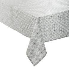 Gris Chiffons & Tissus Atmosphera Anti-Tache Etnik Gris 140x240 cm Nappe Gris